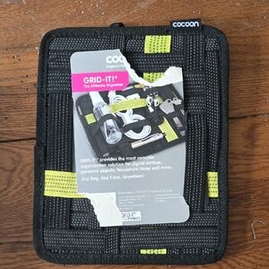 Cocoon Black and Yellow Grid Organizer